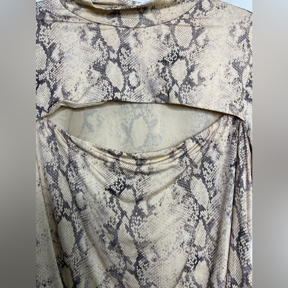 Jonathan Simkhai Snake Print Bodysuit - Picture 5 of 9